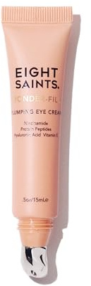 Eight Saints Wonder-fill Plumping Eye Cream, Natural and Organic Anti Aging Under Eye Cream to Plump Skin, Reduce Wrinkles, Fine Lines, and Under Eye Bags, Dark Circles Under Eye Treatment, 0.5 Ounces