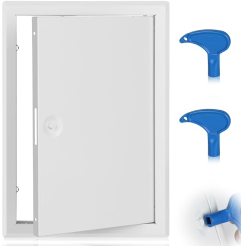 EFUTURETIME Revisionslock 20 x 30 cm murbruk metall med 2 nycklar