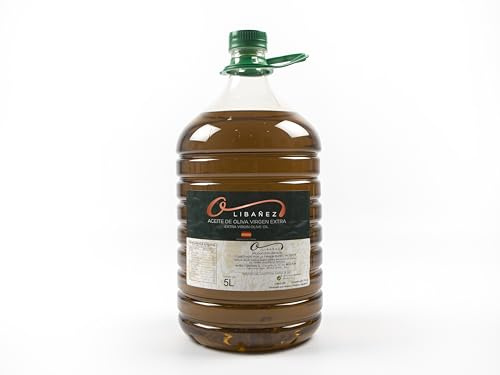 OLIBAÑEZ Aceite de Oliva Virgen Extra – Producto de Jaén España - 100% Picual – Prensado en Frío – Directo del Olivar Familiar (5 Litros)