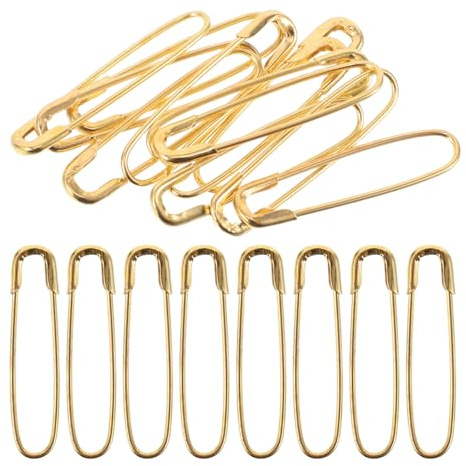 Generic 1000pcs Metal Safety Pins for Clothes Tags and Delicate Materials, U-shaped Iron Pins with Locking Design, Heavy Duty Sewing Accessories for Organizing Clothes and Office Tags