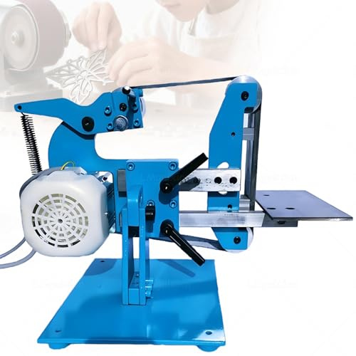 Belt Sander 915x50mm, 750W/1100W Dual Use Vertical Horizontal Bench Sander, All-Steel Grinder Polishing Machine for Metal and Woodworking