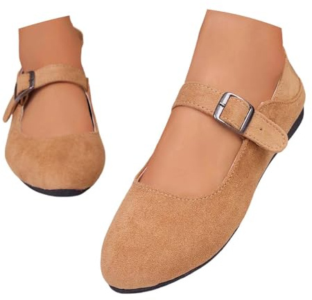 Generisch Chaussons confortables pour femme avec lanières, ballerines polyvalentes pour tout le monde au bureau et au quotidien