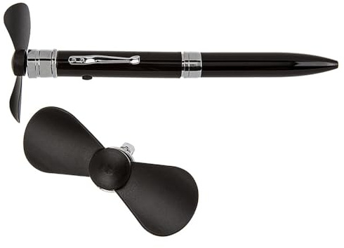 OOTB 29/3098 Kugelschreiber, mit Ventilator, Metall, schwarz