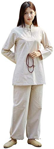 Vier-Jahreszeiten-Tai-Chi-Uniform-Set, Kampfsport-Anzug für Damen, Tai-Chi-Uniform aus Baumwolle, Zen-Meditationsanzug, chinesischer traditioneller Kampfkunst-Morgen, Zen-Meditations-Yoga-Anzug