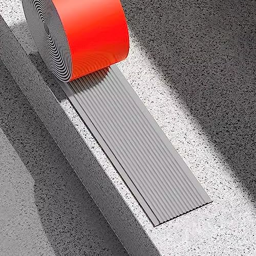 Treppenkantenprofil Antirutsch Treppe Grau Rutschfeste Treppenstufenstreifen Für Beton, Selbstklebende Treppenkanten Für Vinylböden, Außen Innen Ecke Stufenrandeinfassung, Belastung 300 KG ( Color : W