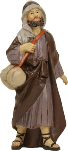 FADEDA Caminante/altura: 9 cm/pintado a mano/detallado belén figuras - decoración de mesa de Navidad cuna accesorios