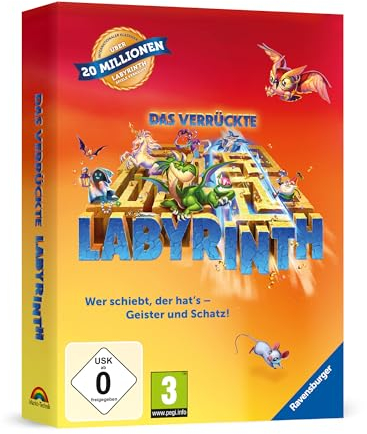 Das verrückte Labyrinth - Familien Spieleklassiker für 1 - 4 Spieler für PC