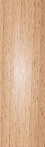 SIKOGO, Bayerwald-Sanitärhandel Treppenkantenprofil Treppenstufenprofil selbstklebend Holzdekor Buche 25mmx20mm C03