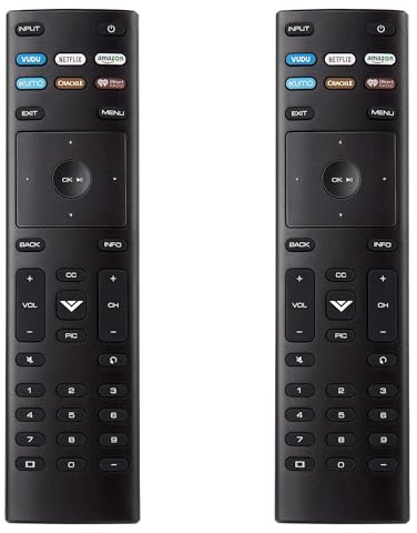 Remote for Vizio Smart TV Remote, 2-Pack Universal Replacement Control for Vizio TV Remote Compatible for VIZIO All LED LCD HD 4K UHD HDR Smart TV