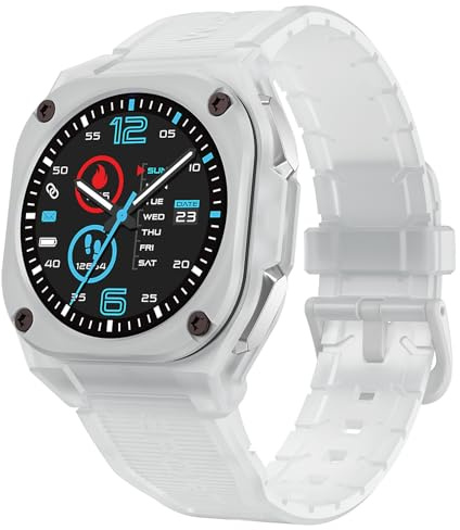 Kompass Militär Uhr Sportuhr Herren Damen Smartwatch Laufuhr Outdoor Fitnessuhr mit Telefonfunktion Gesundheitsuhr Blutdruckmessung Schrittzähler Uhr Junge Mädchen Fitness Tracker Pulsuhr Smart Watch
