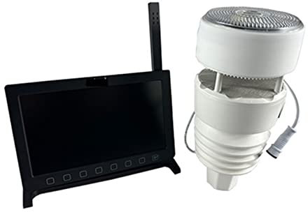 Estaciones meteorológicas Estación meteorológica ultrasónica Velocidad del viento Dirección del viento Lluvia Temperatura Humedad HP2564 Estación meteorológica digital LCD para oficina en casa