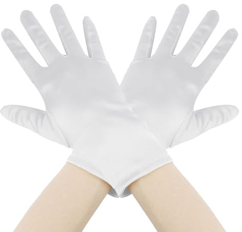 Seidenhandschuhe,20er Jahre Accessoires,50 Er Jahre Kleidung Damen,Kurze Satin Handschuhe Halbfertige,Abendhandschuhe,Handschuhe Für Halloween,Satin Handschuhe,Opernhandschuhe,Satin Gloves Short
