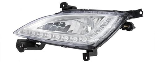 Auto Nebelscheinwerfer Für Hyundai Für Elantra GT I30 2012-2016 DRL Nebel Abdeckungen Tagfahrlicht Auto Front Stoßstange Nebel Lampe Montage