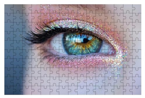 Puzzle 1500 Teile Auge, Abstrakt Puzzle 1500 Teile Erwachsene, Puzzel für Die Ganze Familie, Klassische Puzzles Geschicklichkeitsspiel, Holzpuzzle Geschenke für Frauen Geschenke für Männer, Deko -2169