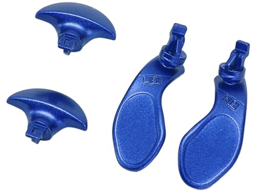 Generic Spelkontroller Bakpaddlar Hållbara Metallknappar Ersättning för Edge Controller Unik Design för Spelkonsoltillbehör (Blå)