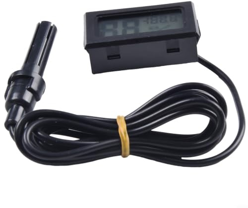 Digital LCD Thermometer and Hygrometer with Probe(1pc)