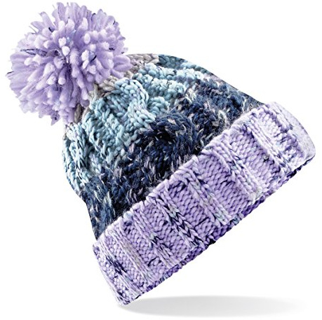 Beechfield B486 Corkscrew Pom Pom Beanie