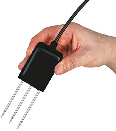 UbiBot RS485 Bodentemperatur- und Feuchtigkeitssensor für den Garten, Bodentester aus Edelstahl, (USB-Anschluss, nur für WS1 Pro-Gerät)