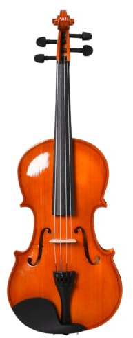 HOMCOM Violino 4/4 con Accessori Inclusi per Adulti 58.5 x 21.5 x 7cm | Custodia, Archetto, Corde, Ponticello, Accordatore