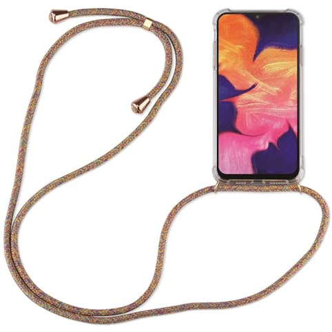 betterfon Hülle Kompatibel mit Samsung Galaxy S20 FE | Handykette Smartphone Halskette Hülle mit Band | Handyhülle mit Kordel zum Umhängen Kompatibel für Galaxy S20 FE | Rainbow