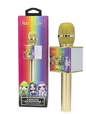 OTL Technologies MICRÓFONO Karaoke Rainbow High INALÁMBRICO con Altavoz