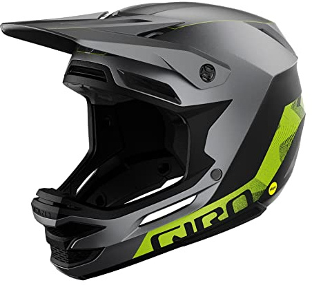 Giro Insurgent Spherical Mountain Bike Helmet - Matte Metallic Black/Ano Lime Medium/Large