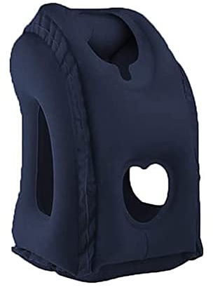 YOUXIU Aufblasbare Nackenkissen Flugzeug Reise, Inflatable Travel Pillow, Tragbare Reisekissen, Nackenstützkissen Bequem Unterstützt Kopf und Kinn, Kissen für Züge, Autos, Büro, Haus, Camping