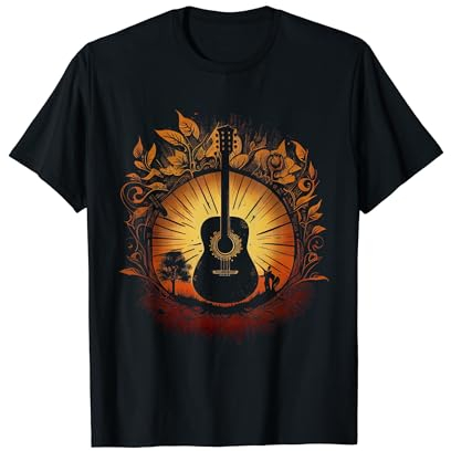 Vintage Gitarre Electric Guitar Gitarrist Musik Konzert T-Shirt