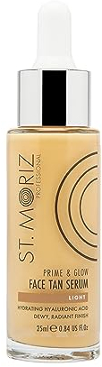 St. Moriz Professional Light Prime & Glow Face Tan Serum 25ml