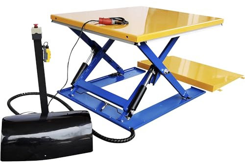 eurokraft basic | Piano elevatore piatto | a forma di G | portata 1200 kg | comando manuale