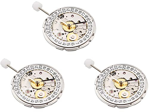 TsoLay 3 x Seagull ST2130 Automatik-Uhrwerk für ETA 2824-2 mechanische Armbanduhr Uhrwerk P903, silber
