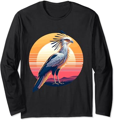 Sekretär Vogel Sekretarybird Langarmshirt