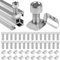80 Pezzi Dadi a T M5 T-Nut Dado Testa Martello, include 40 Pz M5 Viti, Dado Scorrevole con Scanalatura a T M5, Dadi scorrevoli M5 in Acciaio al Carbonio per 2020 Profilo in Alluminio Standard