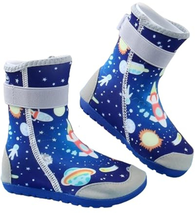 Scarpe da nuoto per bambini,Calzini da spiaggia,antiscivolo flessibili stivali da immersione,Tracolla regolabile,Resistente all'usura e ai graffi,per immersioni nuoto surf sport acquatici