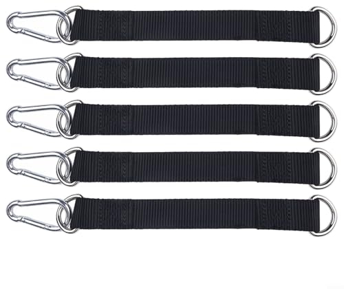 Strapazierfähiges Gurt-Set zum Aufhängen, Baumschaukelgurte für Fitnessstudio, Sandsack und Sicherheitskette (20 x 25 mm)