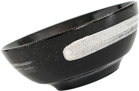 BIUDECO 1pezzi Ciotola Ceramica Giapponese Per Frutta e Insalata Design Elegante e Pratico Per Uso Domestico e Ristoranti Fondo Antiscivolo Per Stabilità