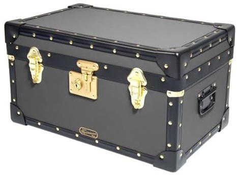 Mossman Tuck Box With Flip Lock, Home, School, Office Storage Solution (Charcoal Grey)
