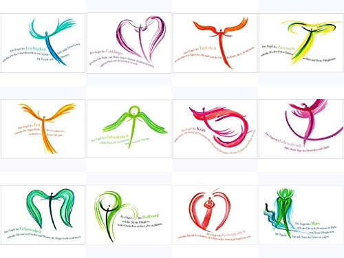 Postkarten-Set Besinnliches Engel II