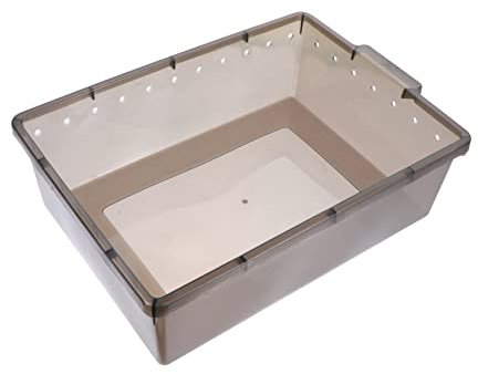 BESPORTBLE Kunststoff Box Für Reptilien Futter Schlange Schlüpfen Behälter Terrarium Frösche Futterbox Transparent Und Atmungsaktiv