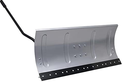 Willood Schneeschild für Rasentraktor mit Adapter Rasenmäher mit Adapter Anbausatz 3 Winkeleinstellungen Räumschild Schneepflug Schneeschieber 100 cm