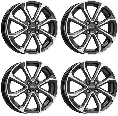 4x Dezent Felgen KT dark 6.0Jx15 ET46 4x100 kompatibel mit Hyundai i10 i20 Bayon i10