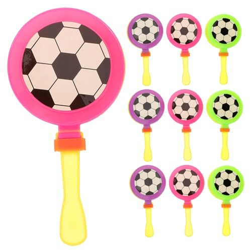 Mobestech Battimani Rumorosi Da Festa in Plastica, Accessori Per Sostenitori e Celebrazioni Sportive, Set Da 10 Pezzi Portatile e Riutilizzabile Per Eventi e Feste