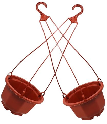 Abaodam 2pièces Pot De Fleur Suspendu pour Balcon Extérieur Jardinière pour Chlorophytum Pots De Fleurs à Suspendre pour Jardin