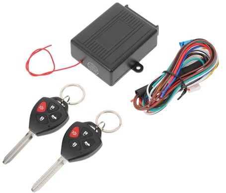 Zerodeko Kit de Sistema de Entrada sin para Coche Cierre Centralizado 12v Compatible Diversos Vehículos Instalación Accesorios de Automóvil
