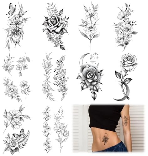 Tatuajes Temporales,Tatuajes Temporales Adultos,Cuerpo,Brazo, Pecho(E)