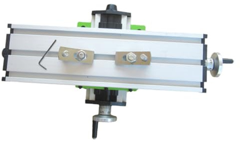 FIXOSHEE Adjustable Milling Machine Worktable Vise with Xy Cross Sliding Aluminum Alloy Compatible with Bench Drills Multifunctional Heavy Duty Bench Clamp for Precision Woodworking and
