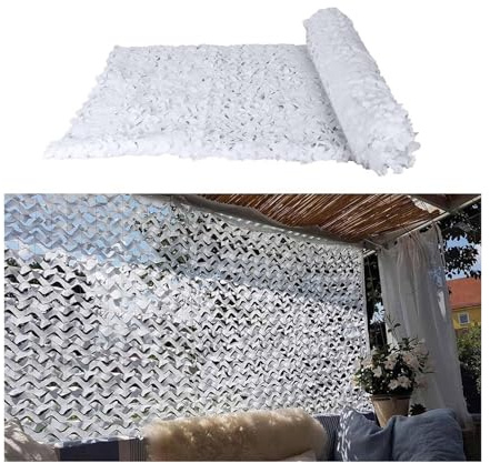 Malla de Protección Toldo Camuflaje de Militar para Vehículos - Lona de Camuflaje Resistente UV Multiusos Coche Moto Furgoneta(2.0x8.0m=6.6x26ft)