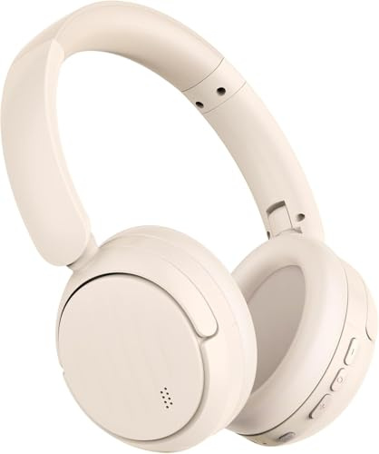 MMWOWARTS Bluetooth Headphones with Active Noise Cancelling (ANC), Wireless Over Ear Bluetooth Headsets with 35H Playtime, HiFi Stereo Foldable Headphones with Foam Ear Cups for Sports, Travel