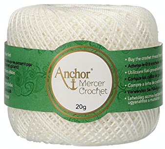 Anchor Artiste Mercer Crochet 80, 4764080-00002, Farbe:2, Häkelgarne