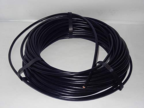10m 6mm² LAPP Kabel H07V-K Einzelader Litze Leitung Einzelader flexibel (Schwarz)